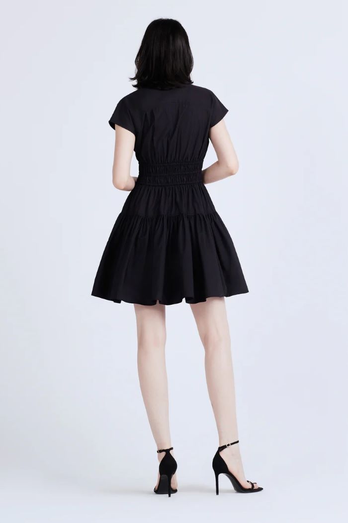 derek lam tora dress black 