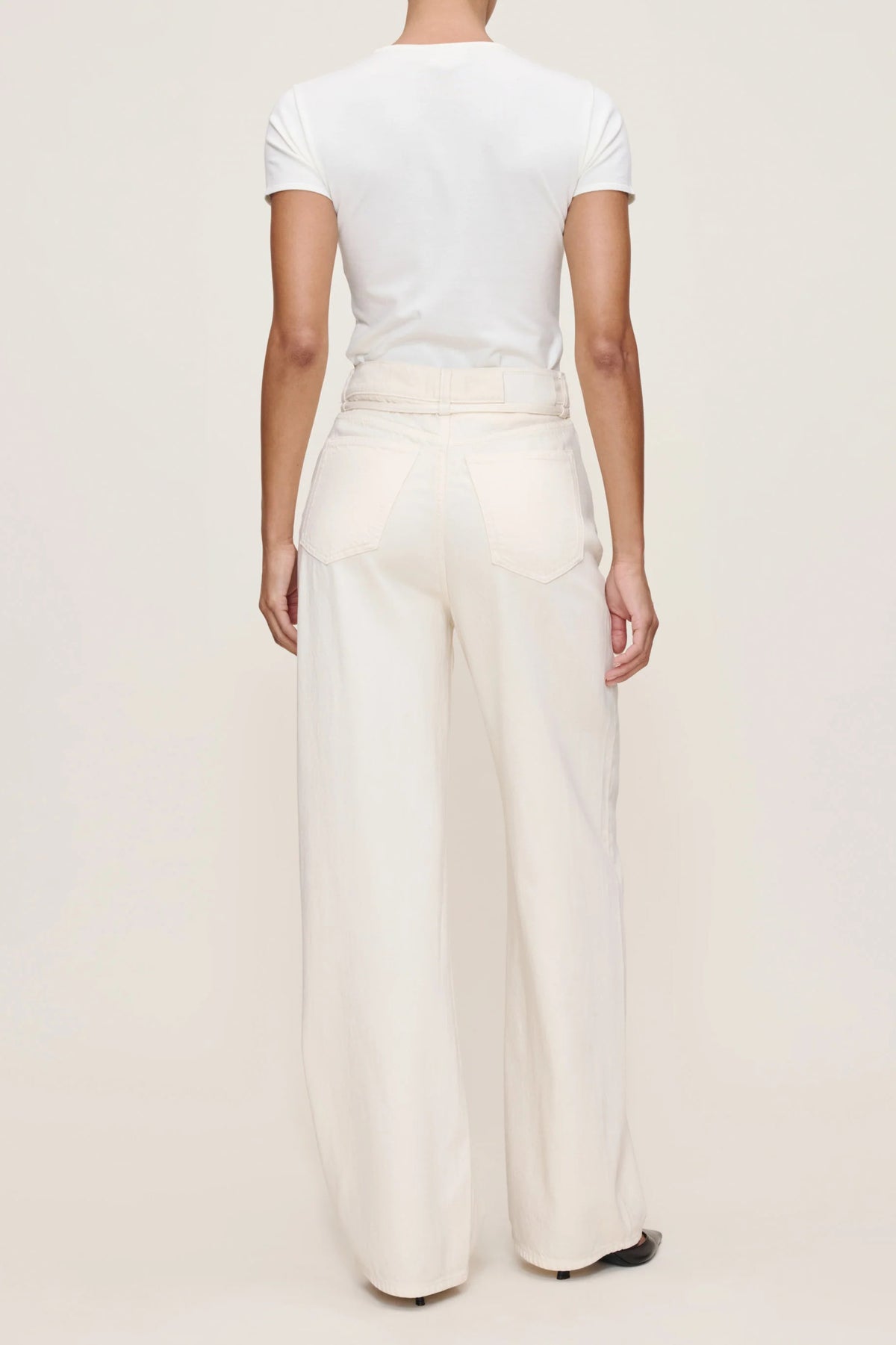 dl1961 casie relaxed wide leg crema