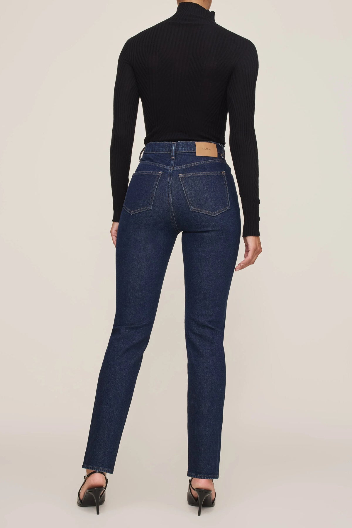 dl1961 turtleneck sweater black