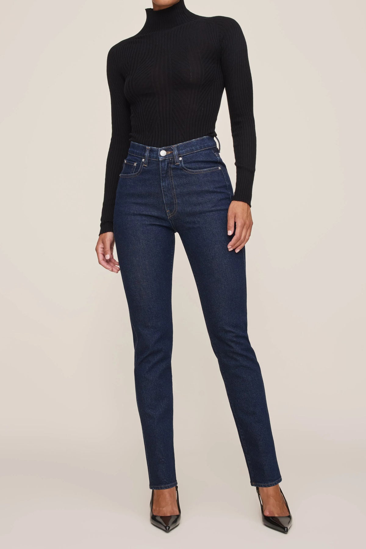 dl1961 turtleneck sweater black