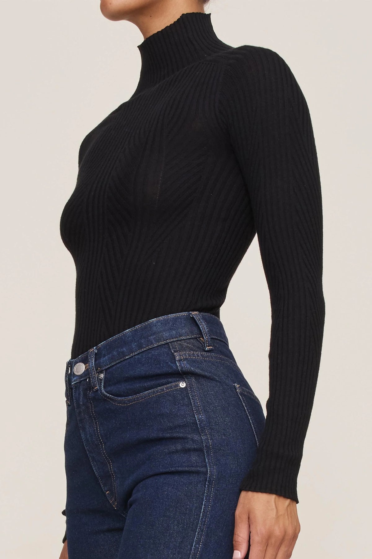 dl1961 turtleneck sweater black