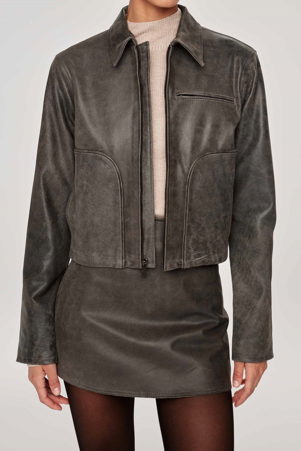 dl1961 vika jacket moto distressed leather 