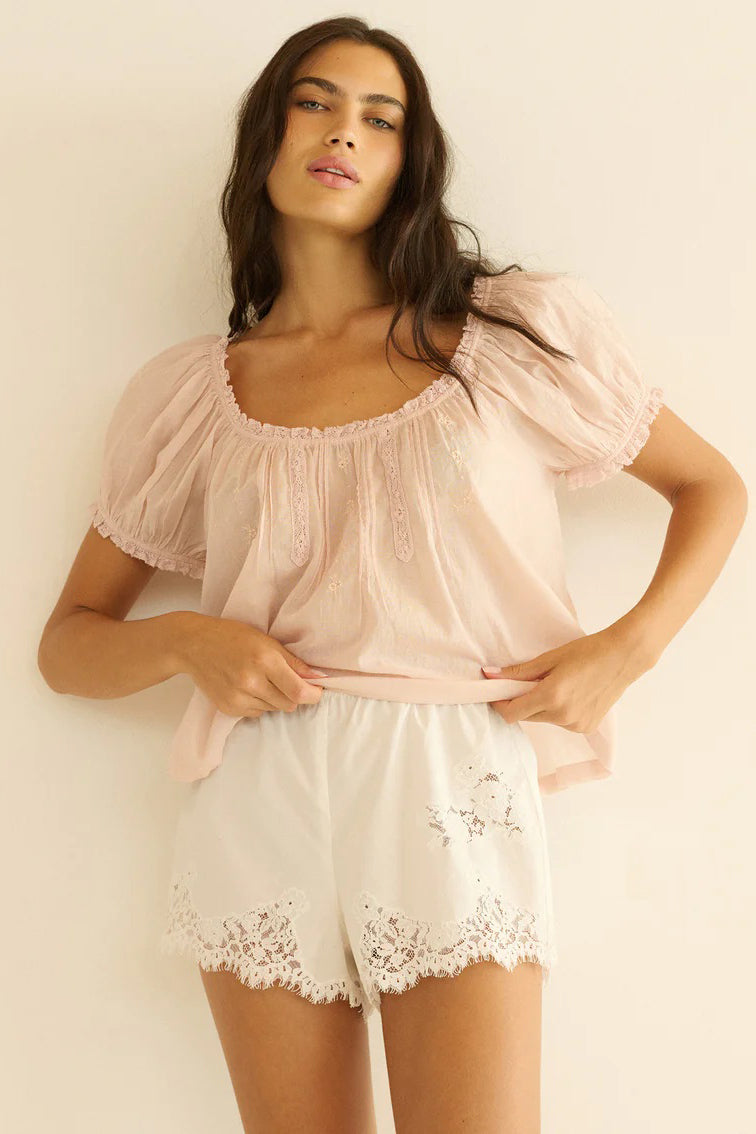 doen frederica top blush