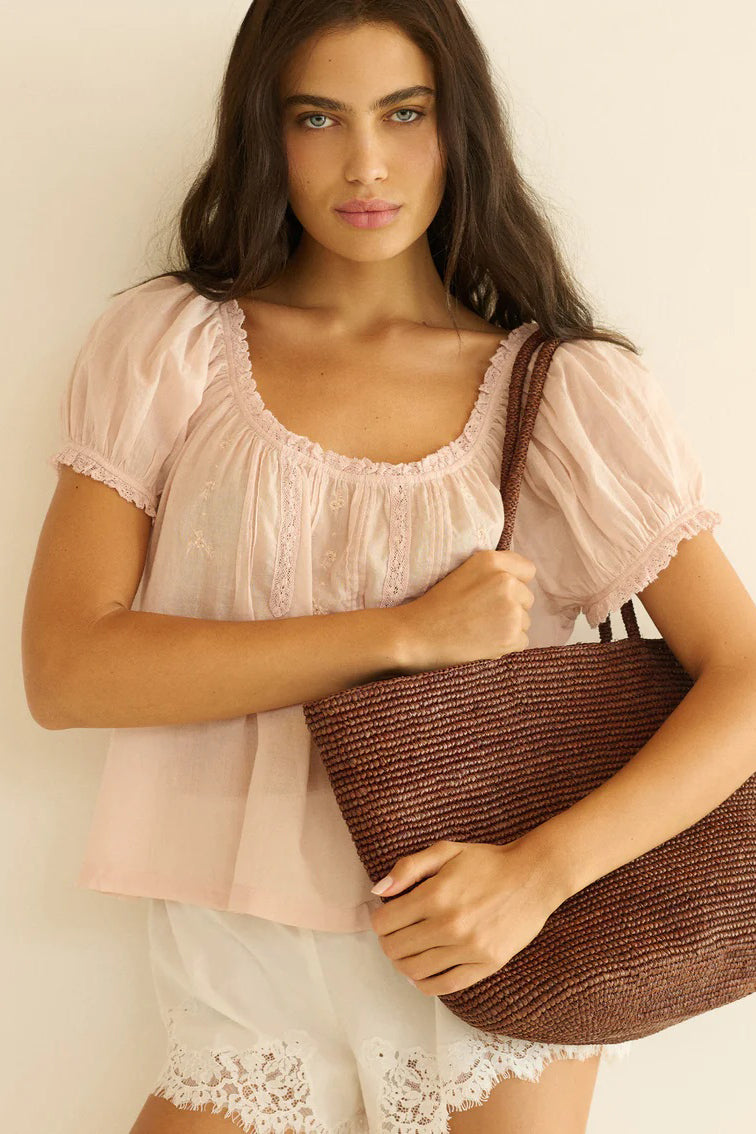 doen frederica top blush