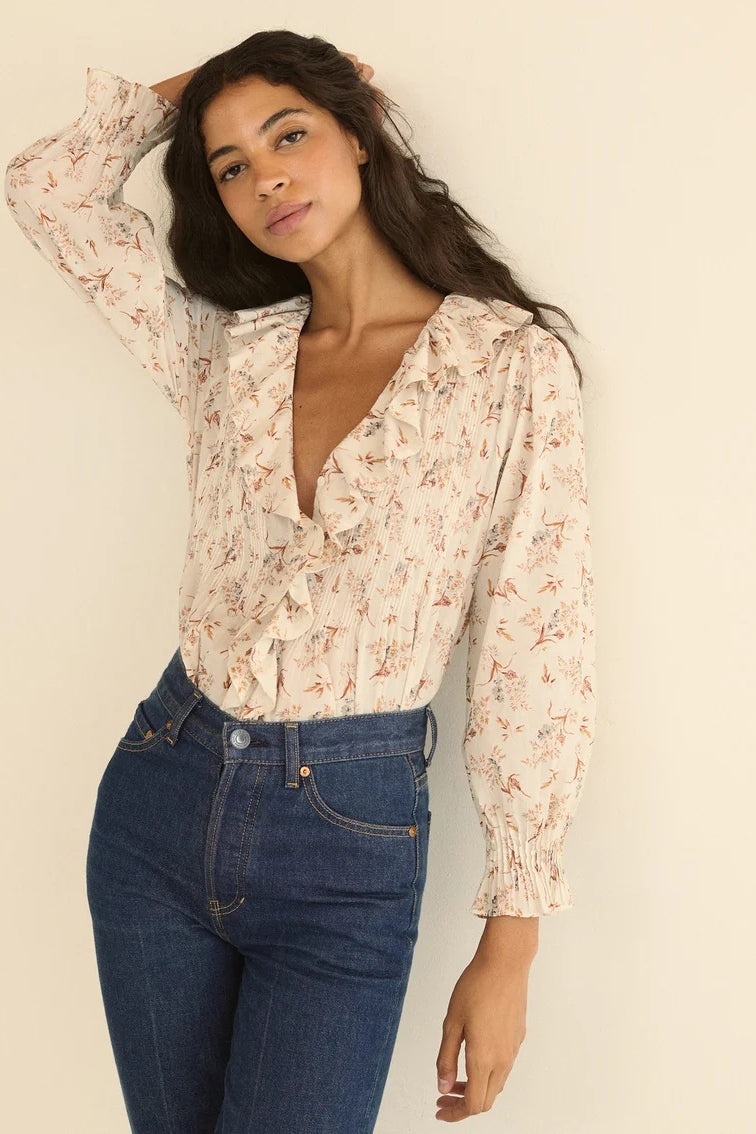 doen hardy top creme windswept meadow