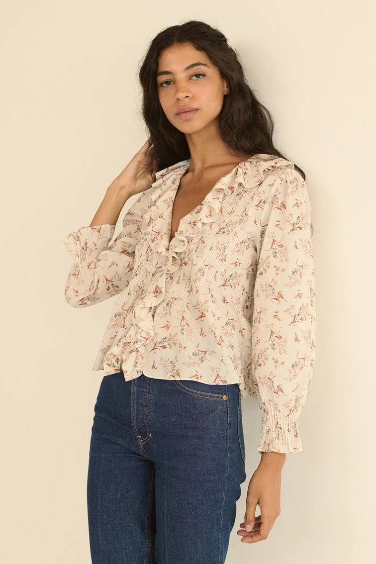 doen hardy top creme windswept meadow