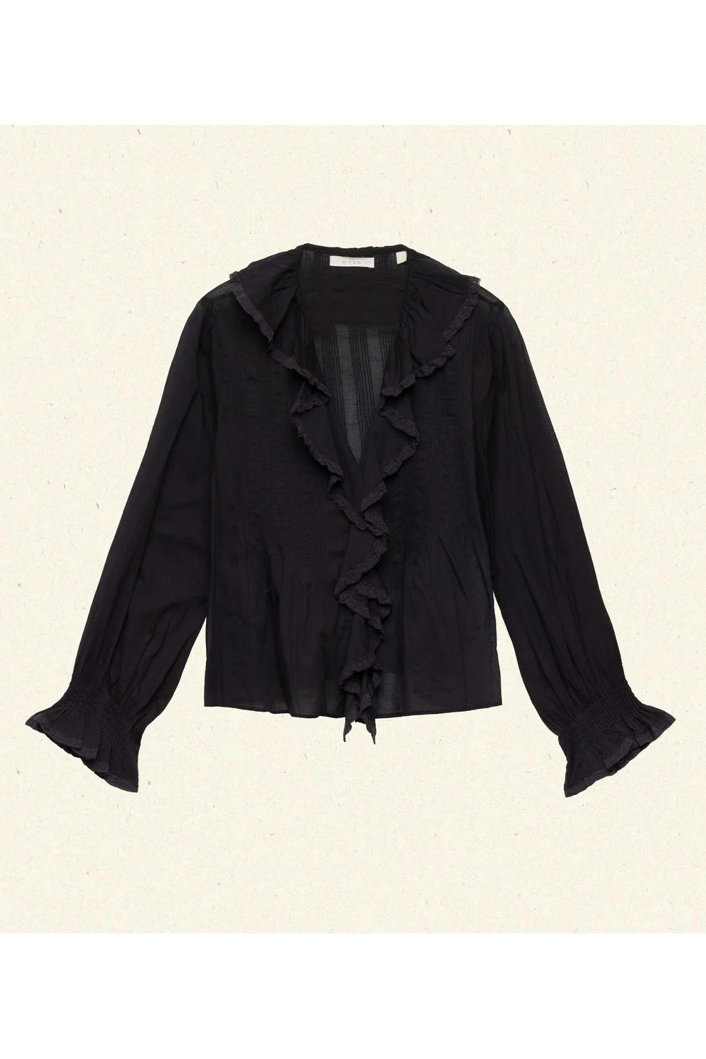 doen hardy top black
