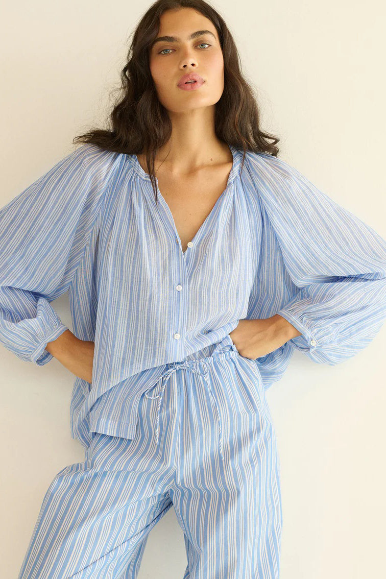 doen jonie top salerno stripe