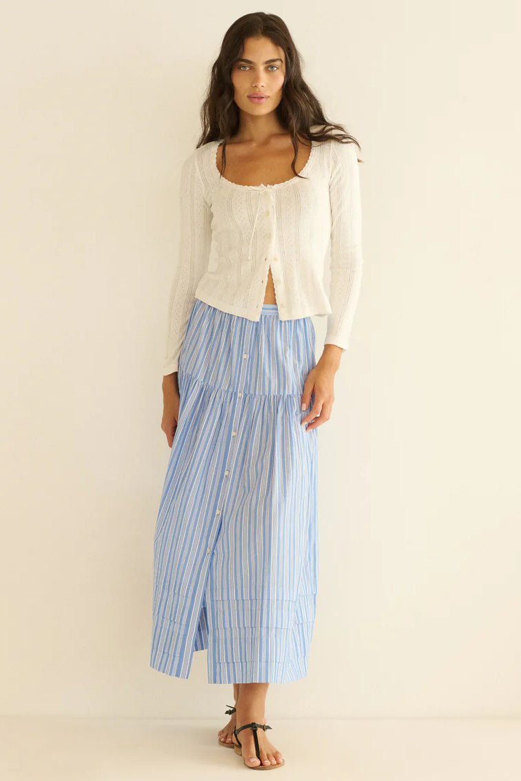 doen marceline skirt salerno stripe