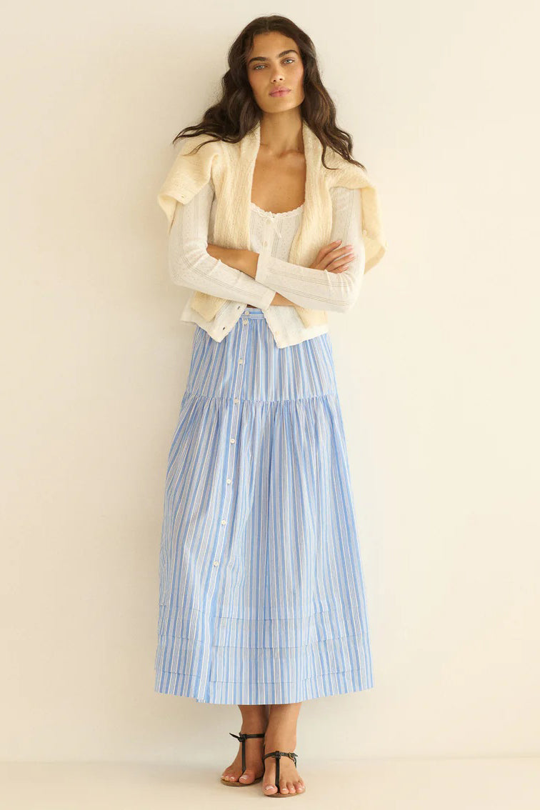doen marceline skirt salerno stripe