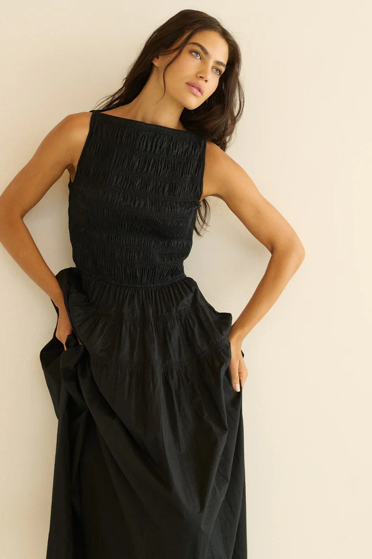 doen melie dress black