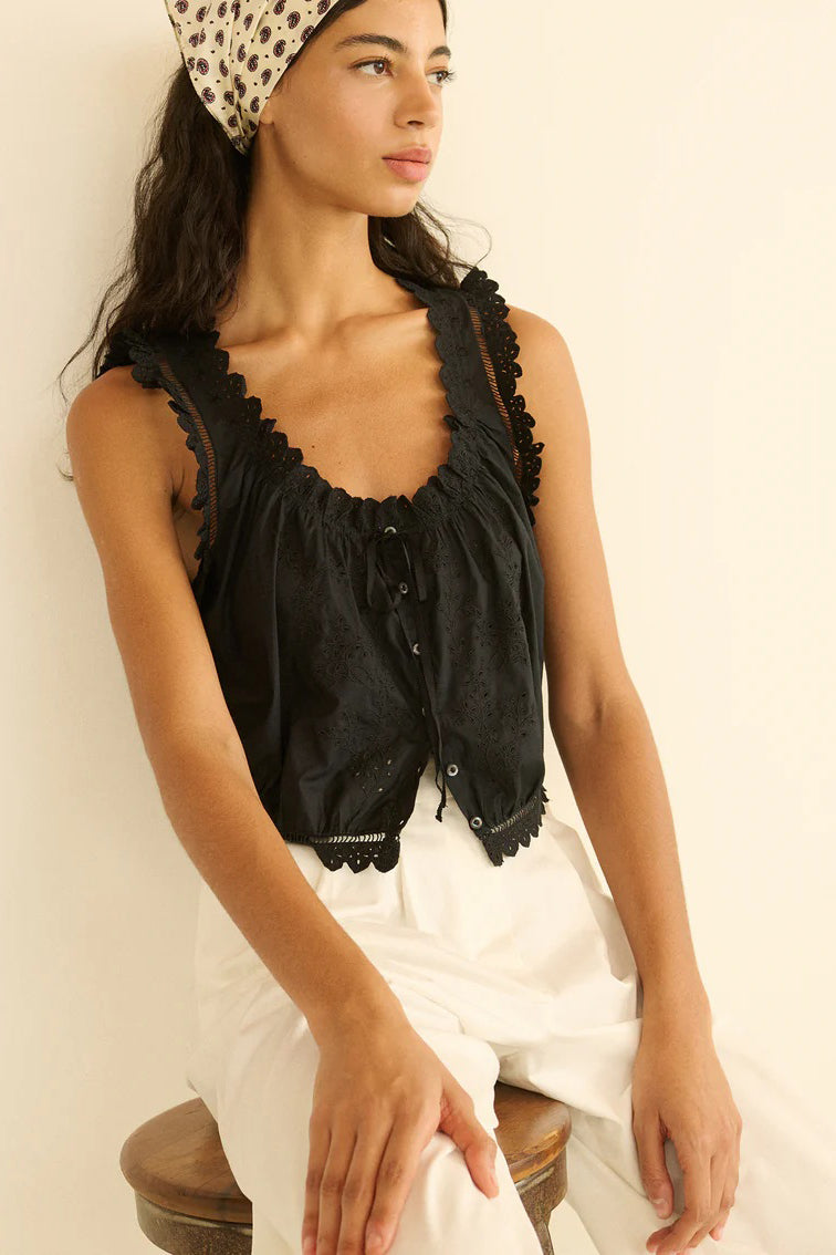 doen traveler top black