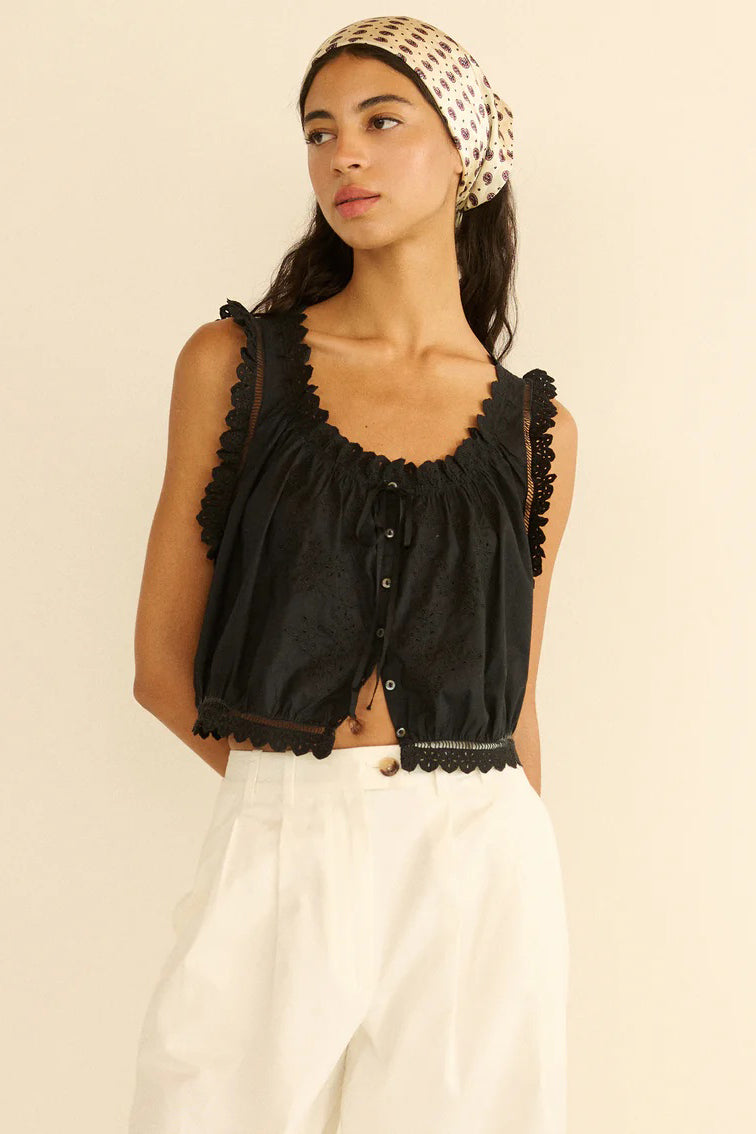 doen traveler top black