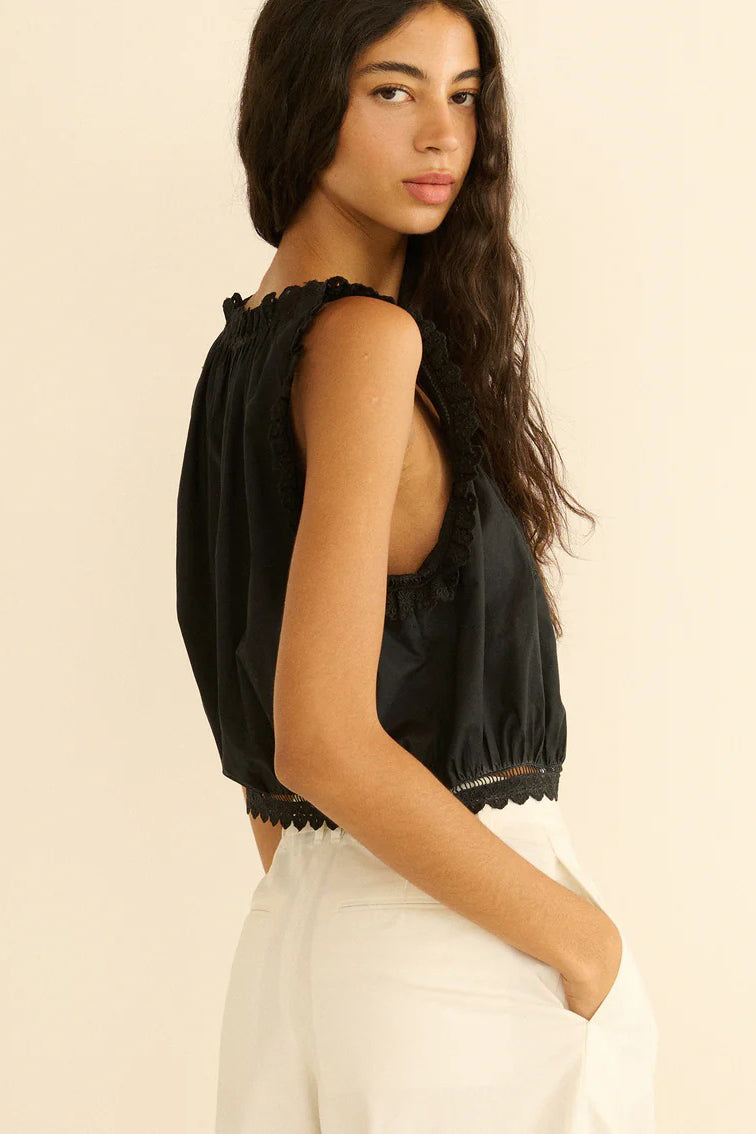 doen traveler top black