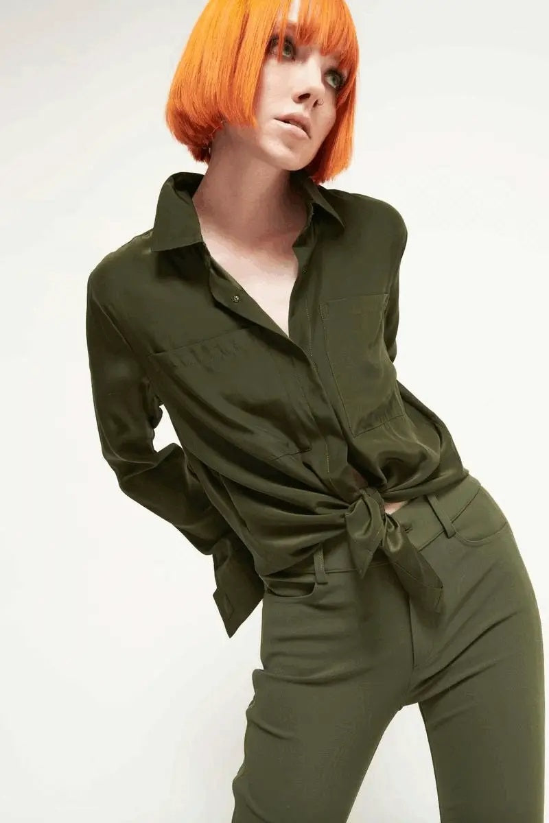 elaine kim ursala shirt vert