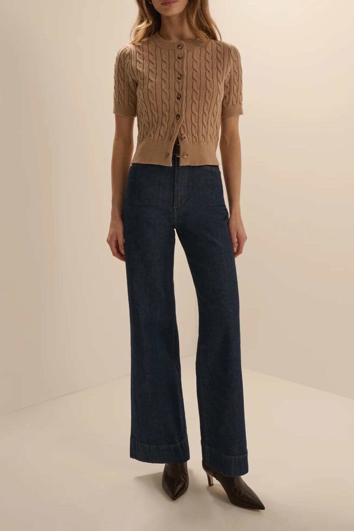 favorite daughter the cafe cardigan camel
