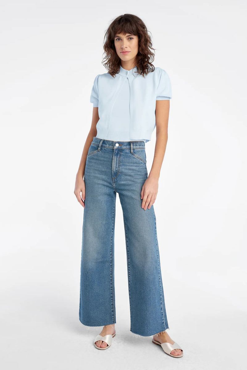 favorite daughter the cecilia cardigan sky blue