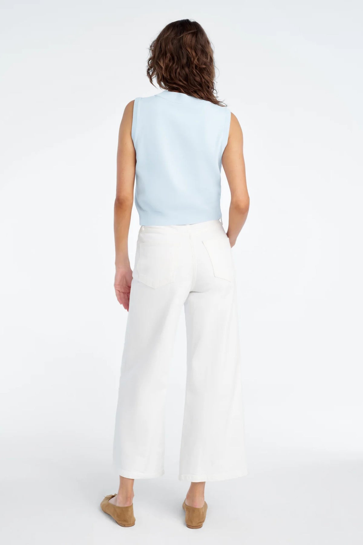 favorite daughter the cecilia tank sky blue