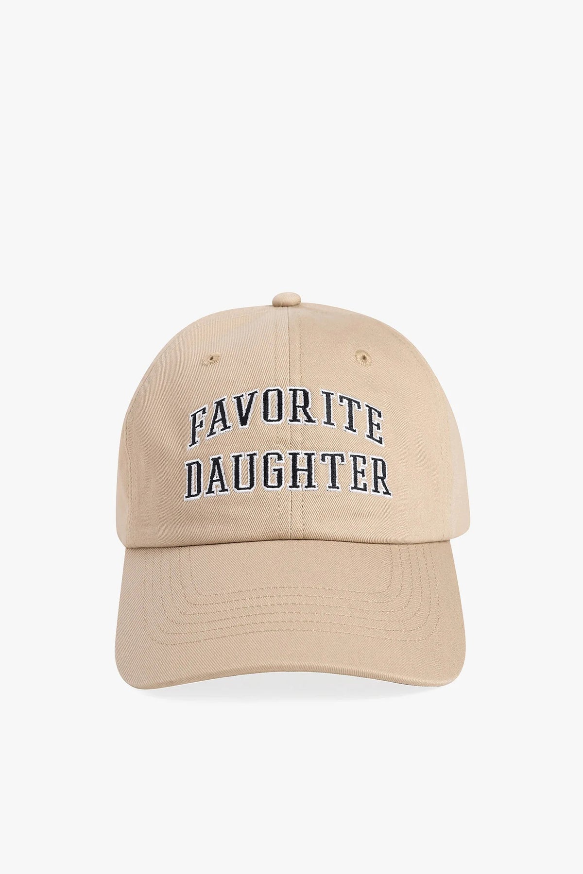 favorite daughter the collegiate logo baseball hat oatmeal