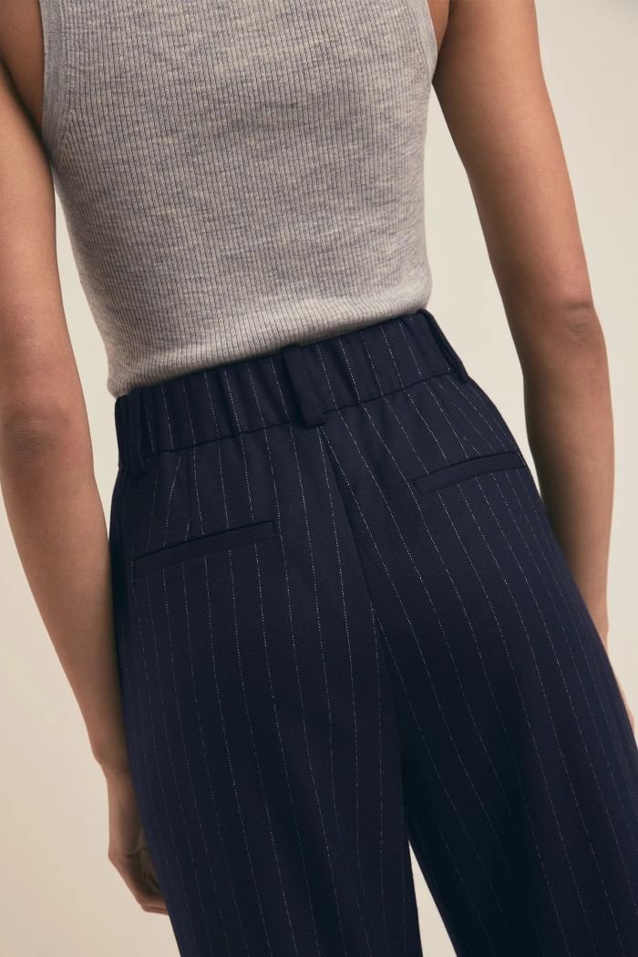 favorite daughter the dream favorite pant navy pinstripe 