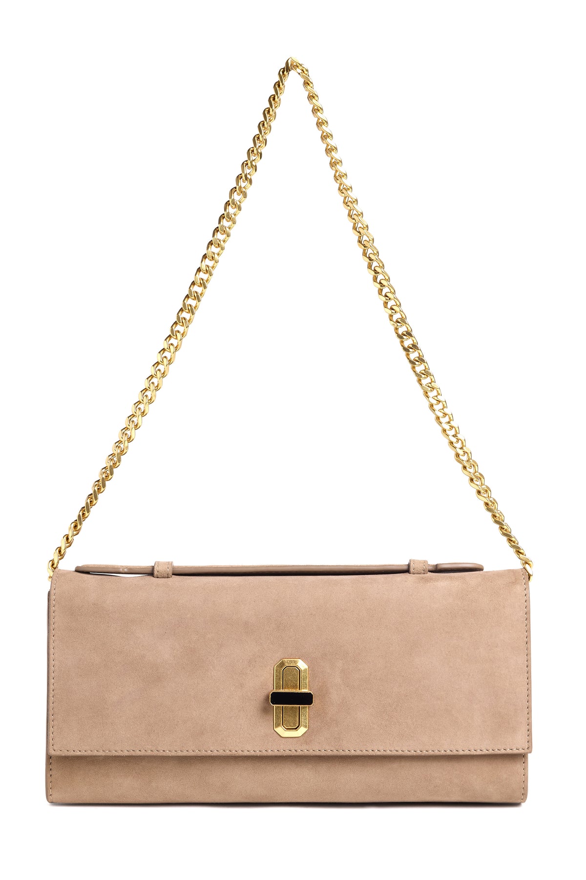 favorite daughter the heirloom clutch taupe suede