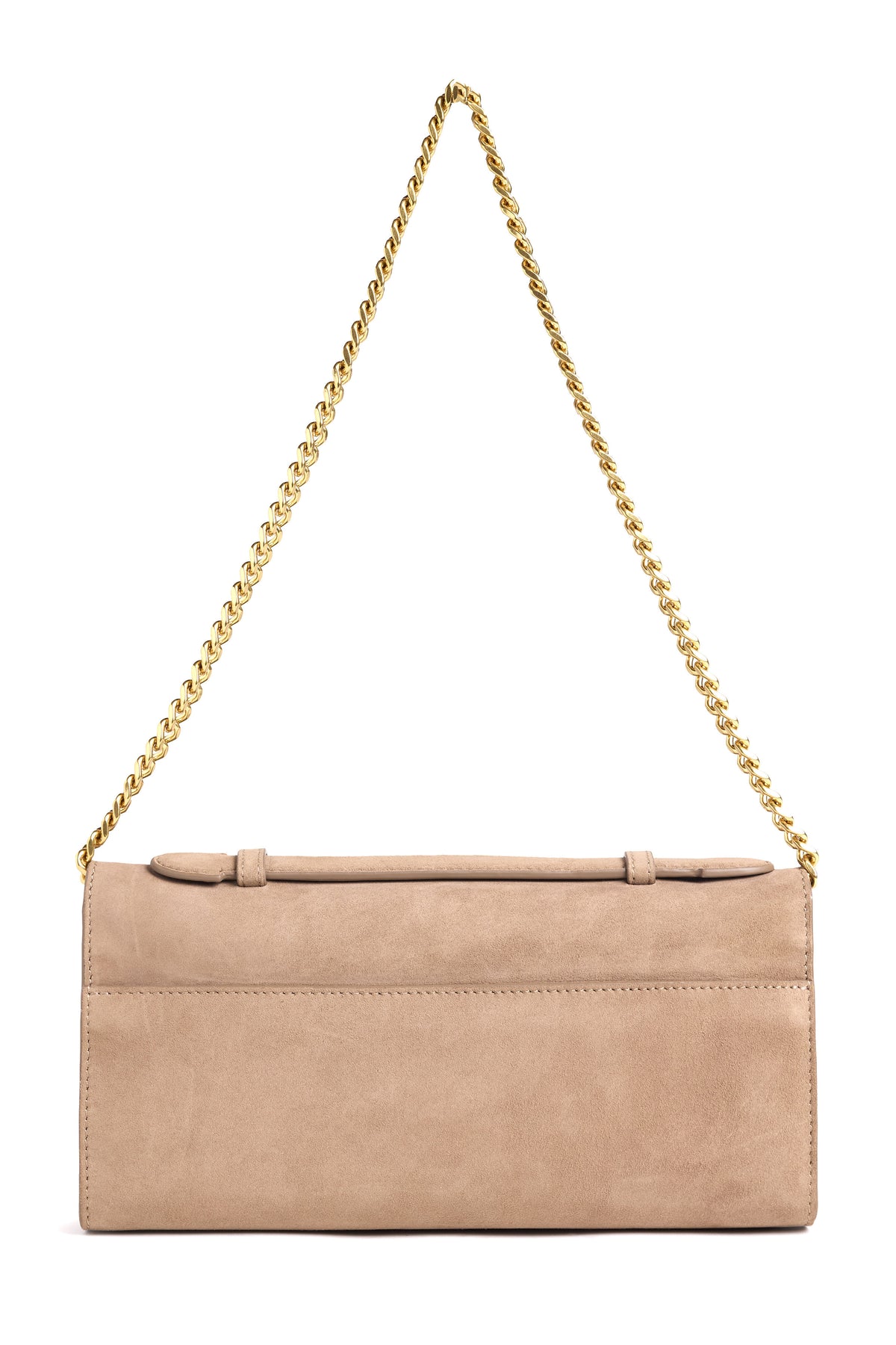 favorite daughter the heirloom clutch taupe suede