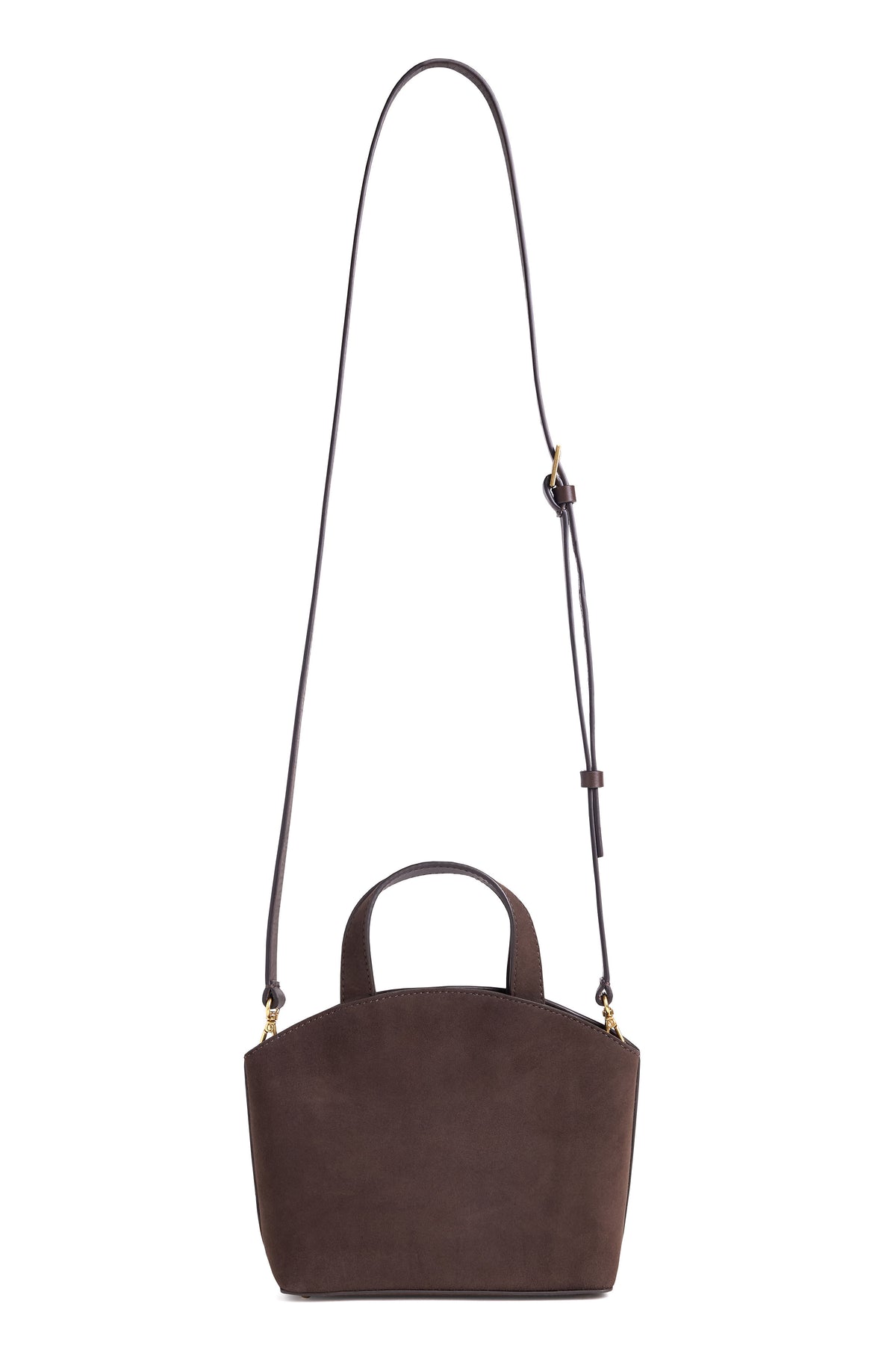 favorite daughter the heirloom mini tote chocolate suede