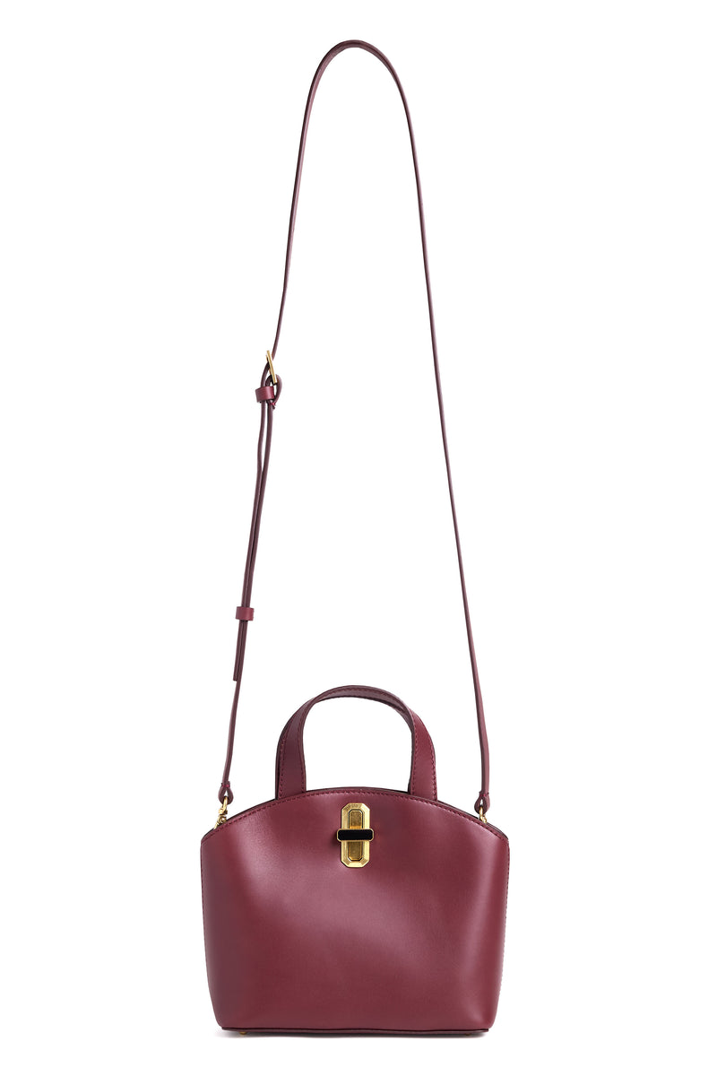 favorite daughter the heirloom mini tote cranberry