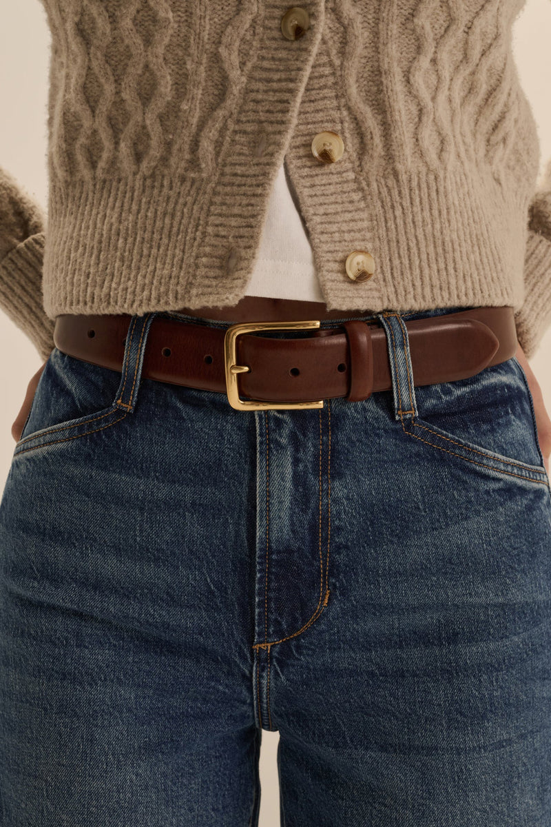 favorite daughter the heritage belt cognac antique brass