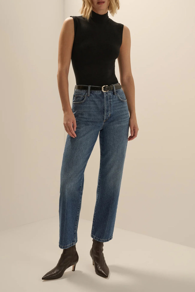 favorite daughter the heritage mock neck black