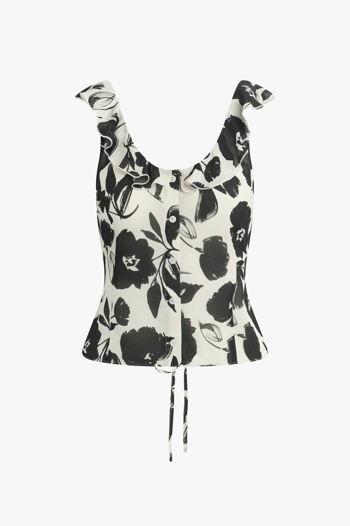 favorite daughter the love note top brushed neutral floral