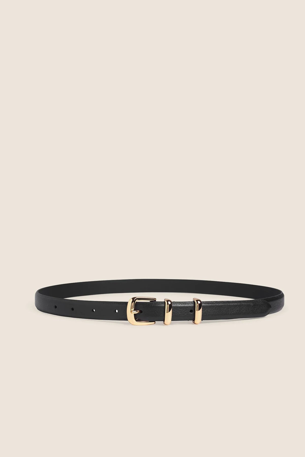 favorite daughter the skinny jordan belt black gold