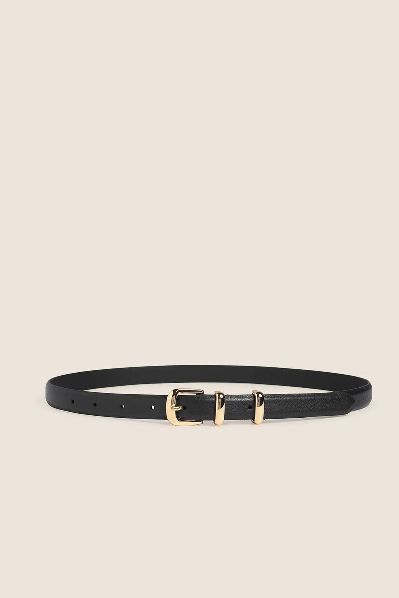 favorite daughter the skinny jordan belt black gold