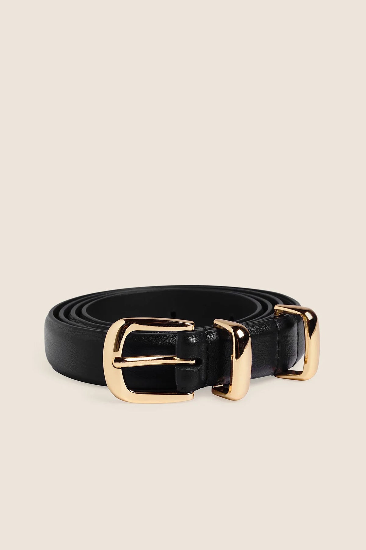 favorite daughter the skinny jordan belt black gold