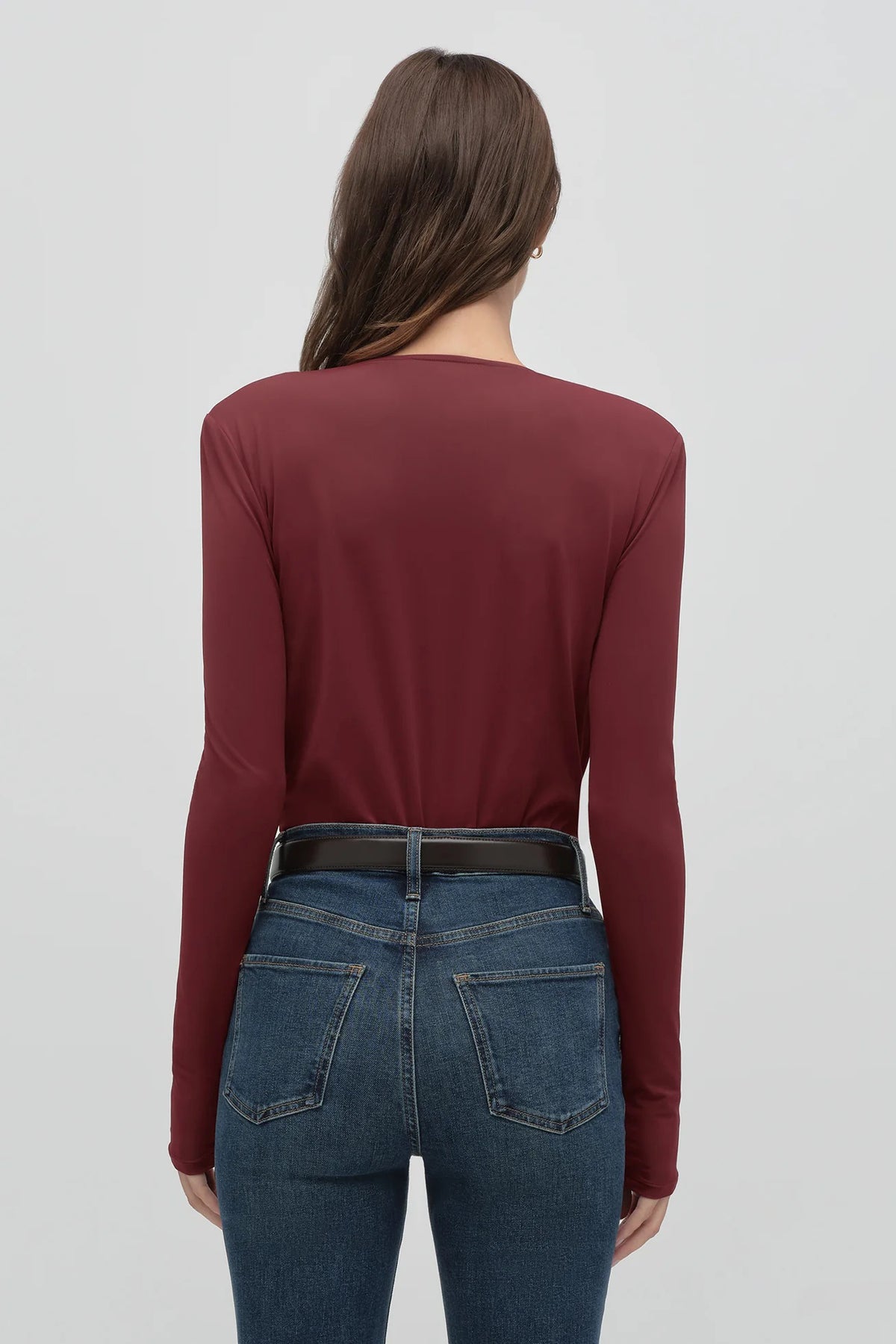favorite daughter the slinky date blouse vino