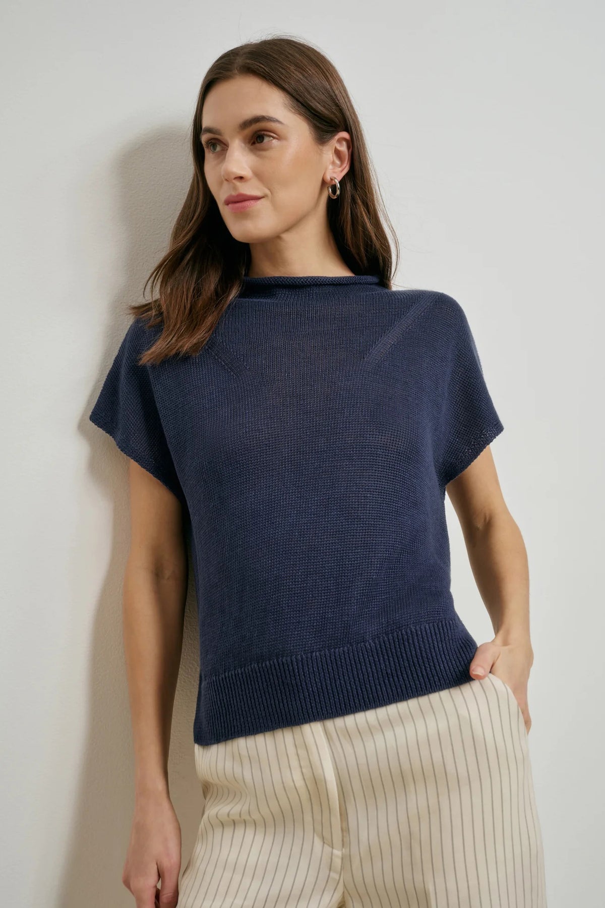 favorite daughter the stevie sweater navy