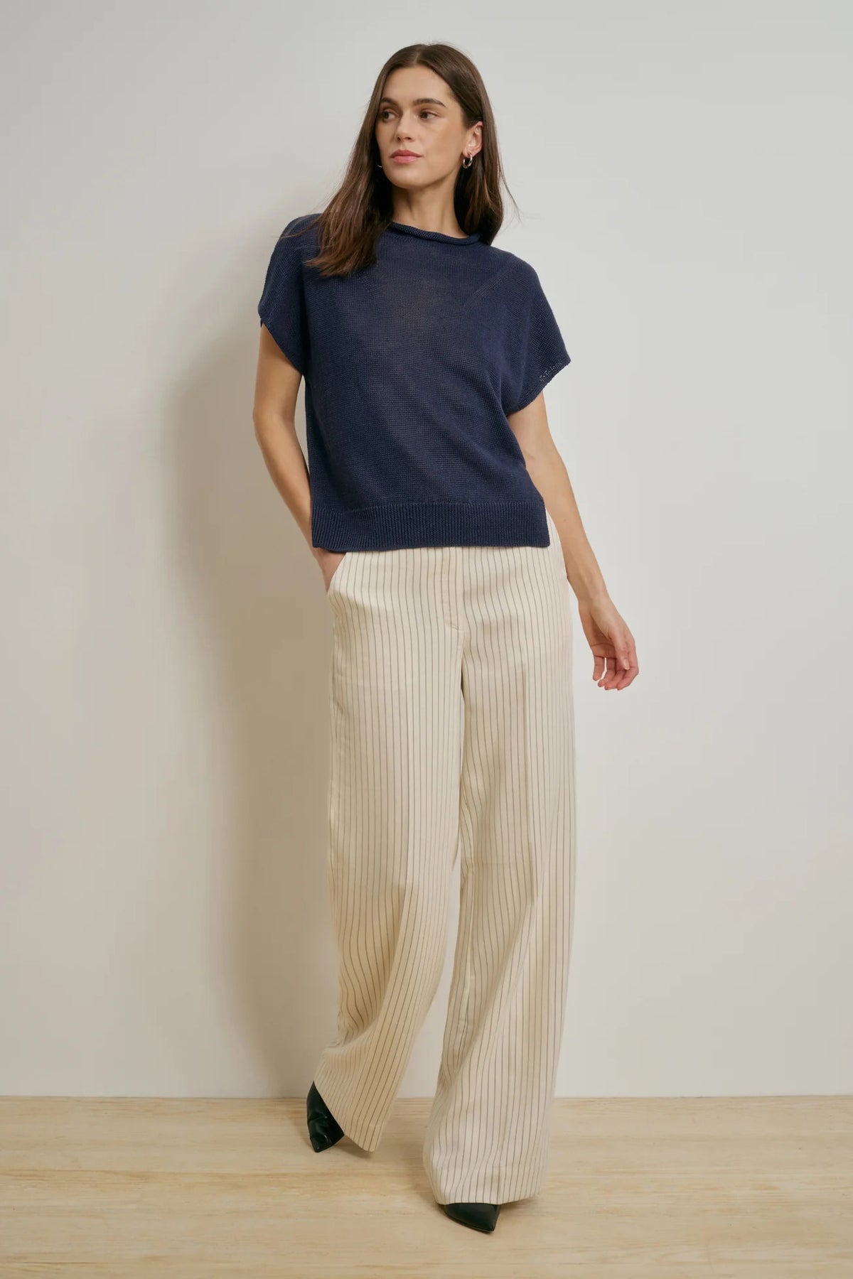 favorite daughter the stevie sweater navy