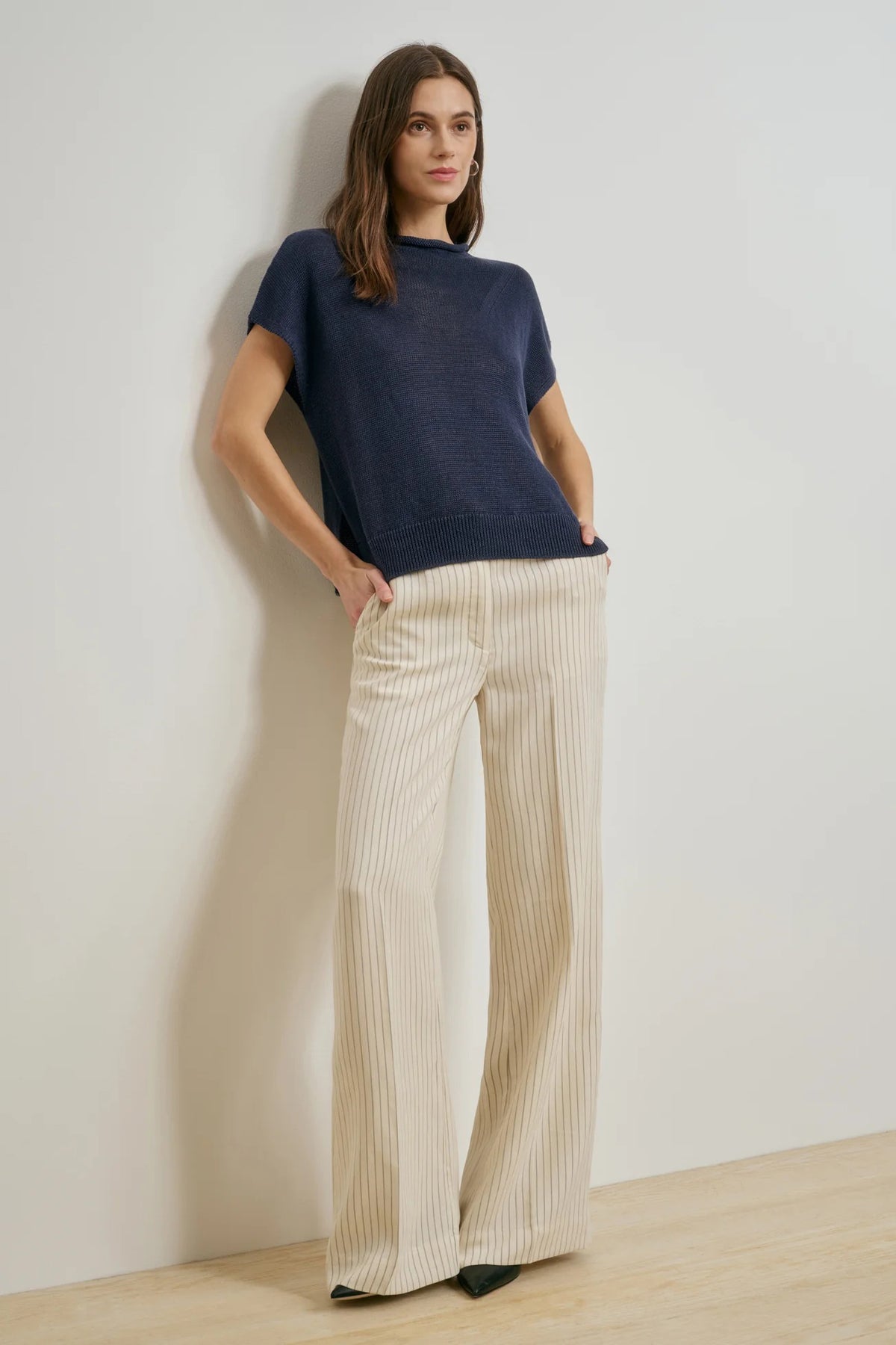 favorite daughter the stevie sweater navy