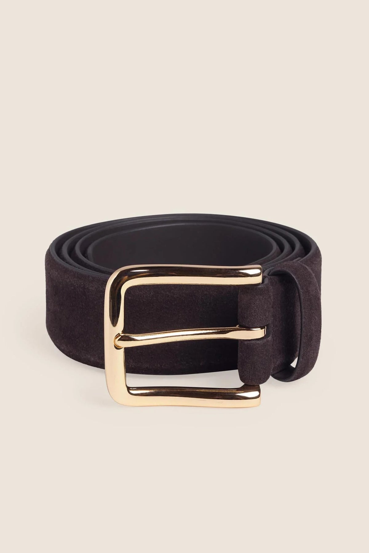 favorite daughter the suede heritage belt chocolate antique brass