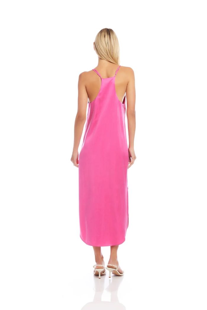 fifteen twenty midi dress pink 