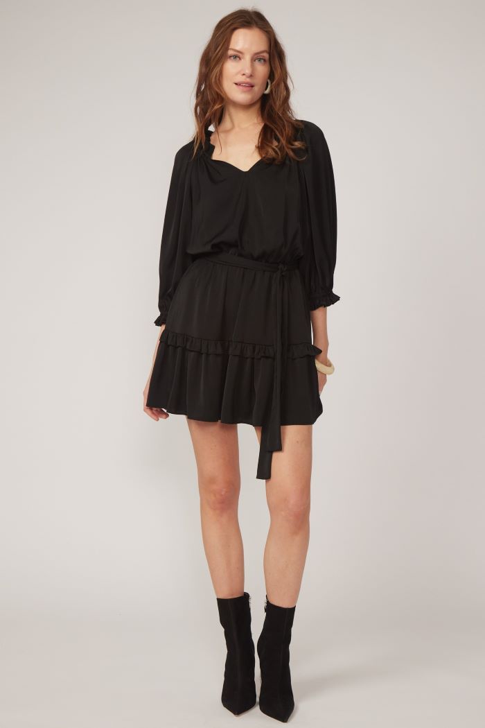 gilner farrar mel dress black 