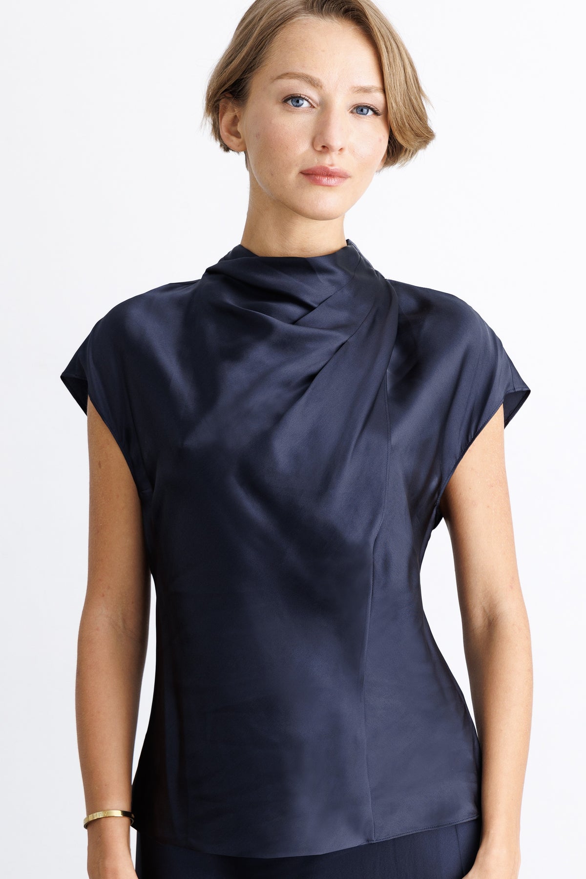 go silk go call me a cowl top midnight