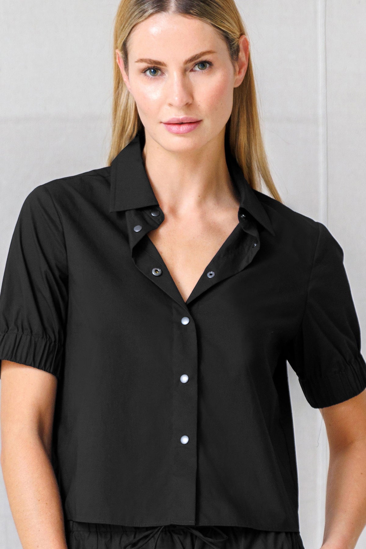 go silk go camp shirt black