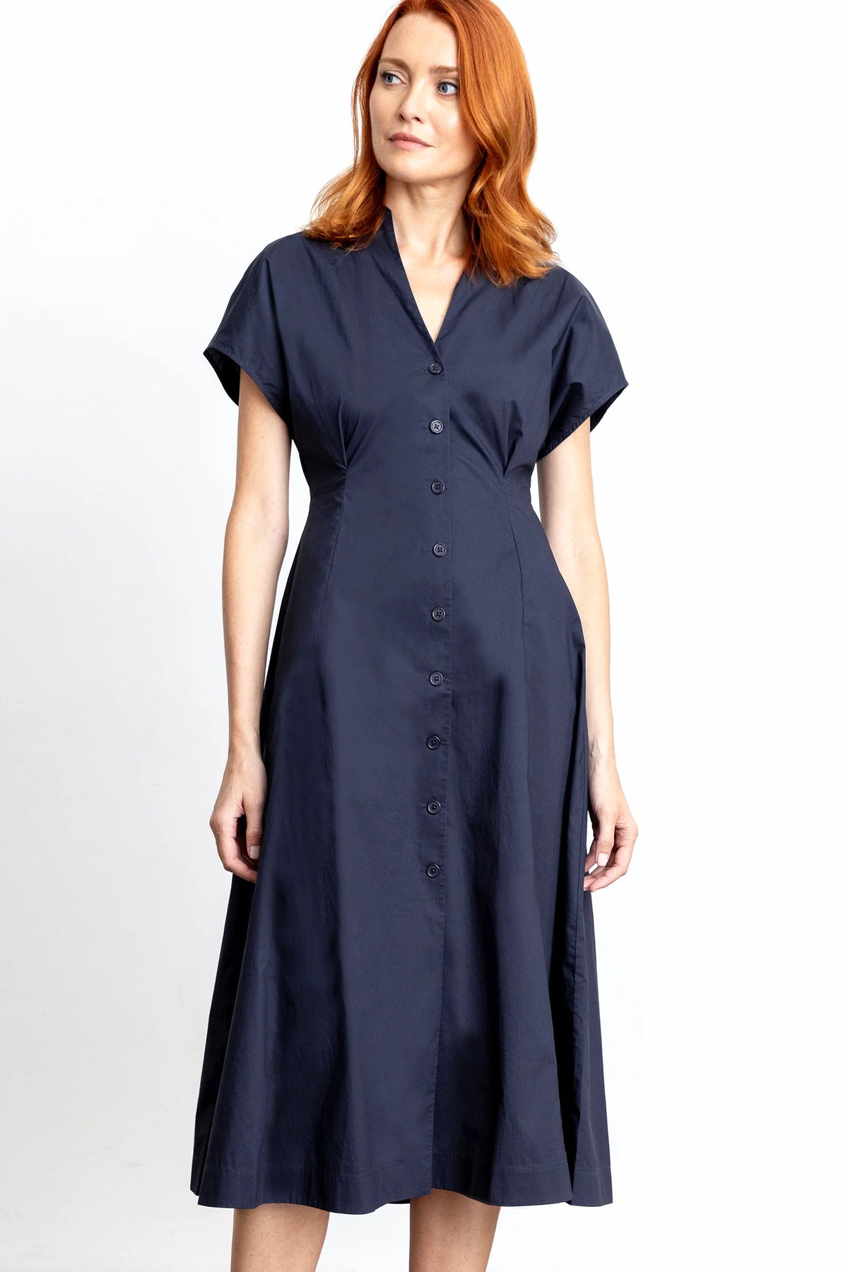 go silk go for a spin dress midnight