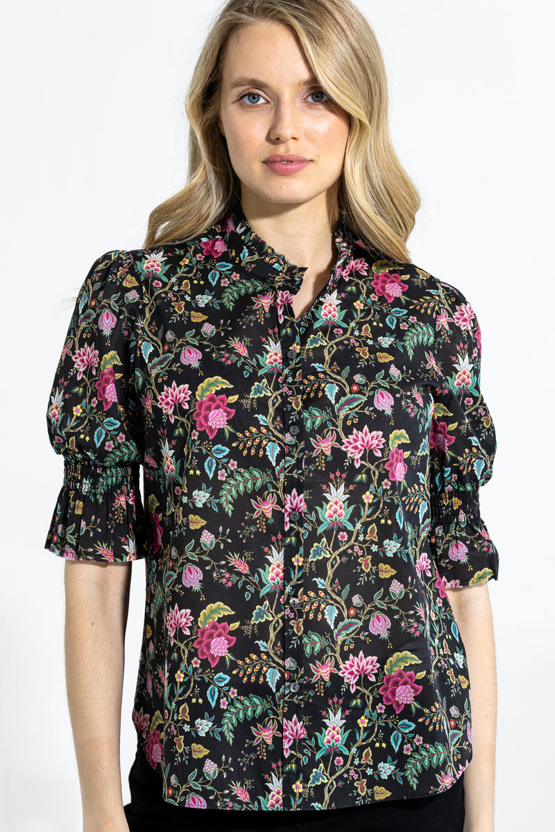 go silk go hannah shirt jacobean multi
