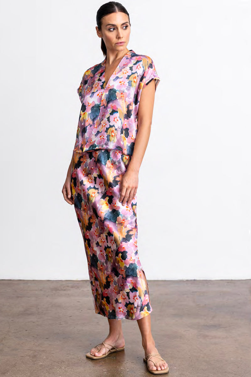 go silk go long for it skirt flowerfull
