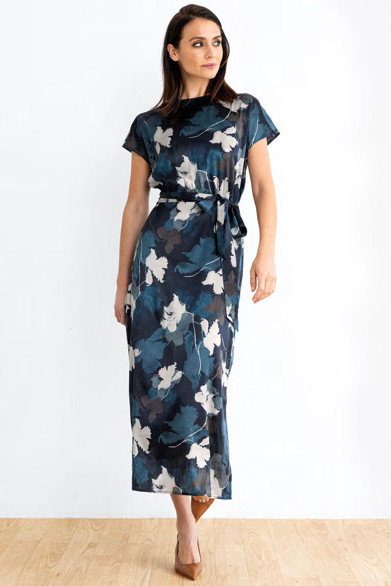 go silk go slouch dress mid moon floral