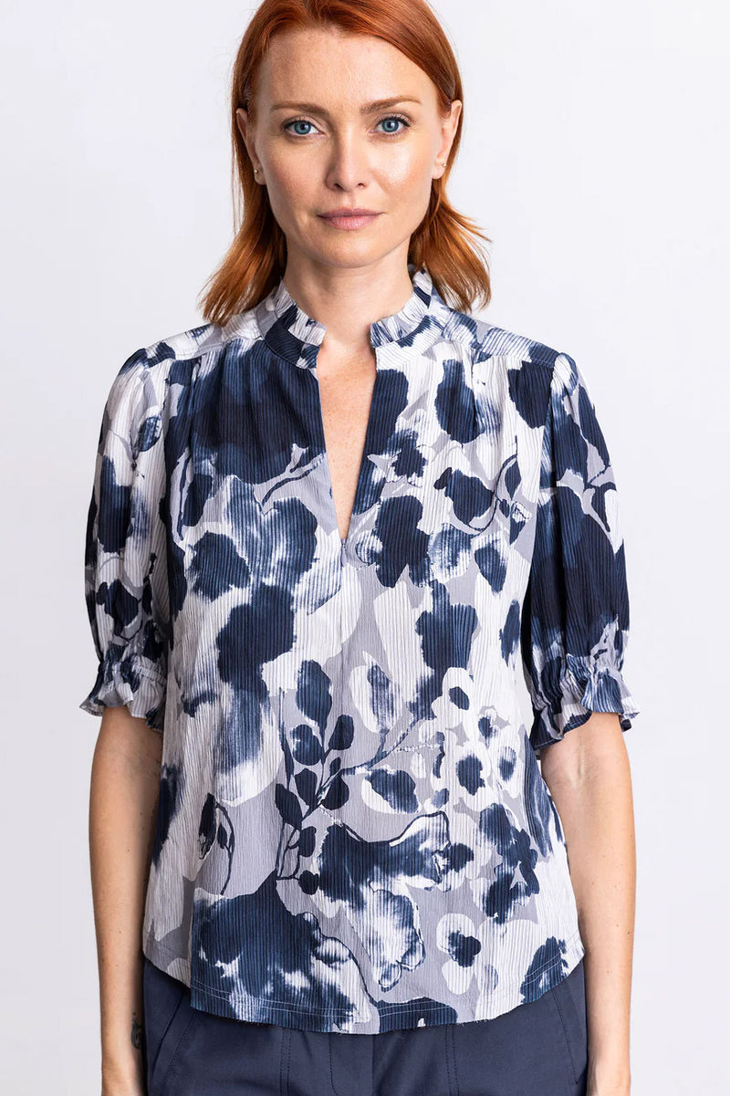 go silk go soft spoken short sleeve once in a blue