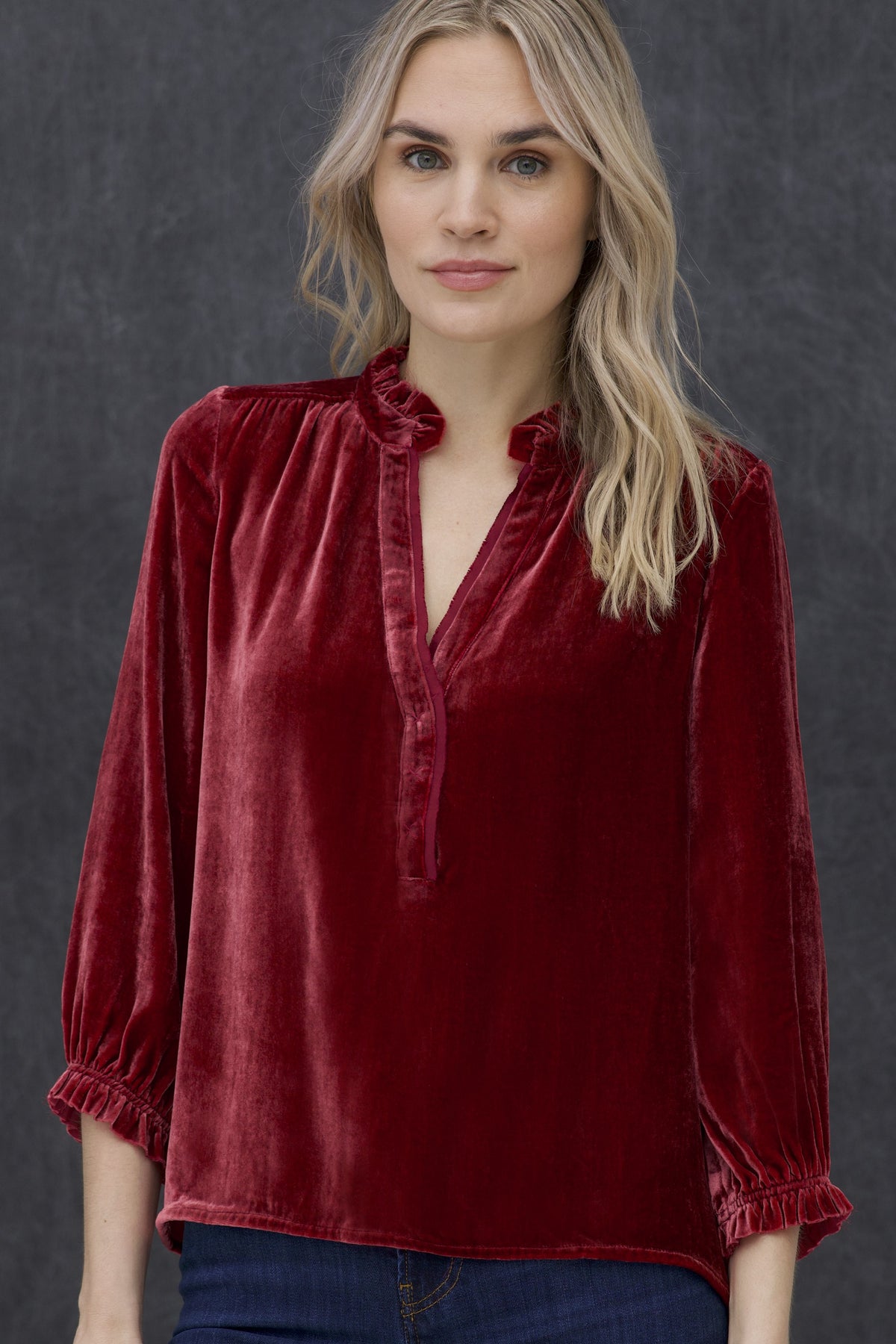 go silk go velvet pop on top oxblood
