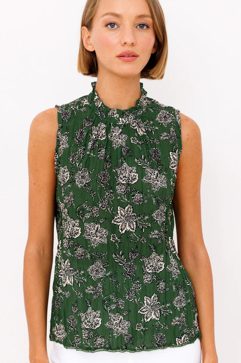 go silk go vintage shell paisley splendor loden